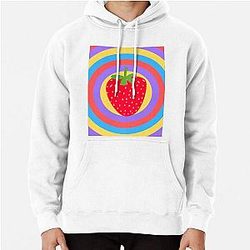 Kuromi Strawberry Color Circle Classic Art by LD Hoodie