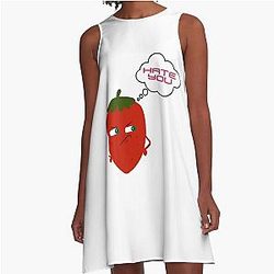 Angry Kuromi A-Line Dress