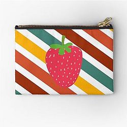 Kuromi Strawberry Color Lines Classic Art by LD Zipper