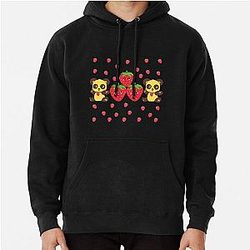 Kuromi Strawberry Brown Classic Art by LD Pullover Hoodie