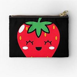 Kuromi Strawberry Zipper Pouch
