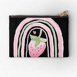 Kuromi Strawberry Zipper Pouch