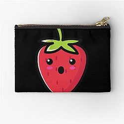 Kuromi Strawberry Zipper Pouch