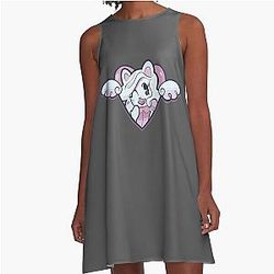 Catgirl Kuromi A-Line Dress