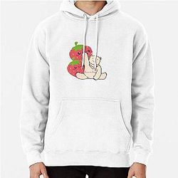 Kuromi Strawberry Design Art Hoodie with Bear