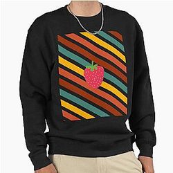 Kuromi Strawberry Color Lines Classic Art by LD Pullover Shirt