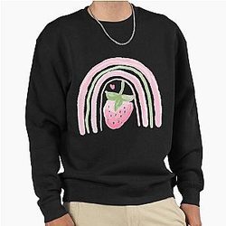 Kuromi Strawberry Pullover Sweatshirt