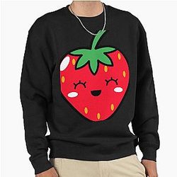 Kuromi Strawberry Pullover Sweatshirt