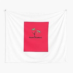 Kuromi Strawberry Cute Angry Kuromi Rilakkuma Kuromi Strawberry Red Classic T-Shirt Tapestry