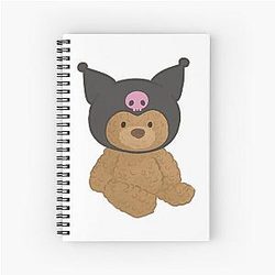 Kuromi Teddy Bear Notebook