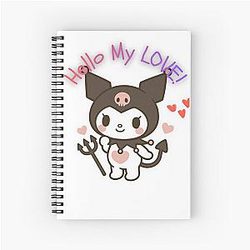 Cute Kuromi Love Notebook