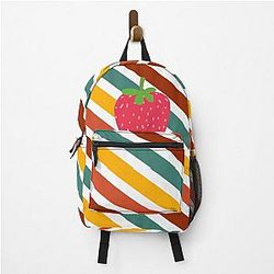 Kuromi Strawberry Color Lines Classic Art by LD Backpack