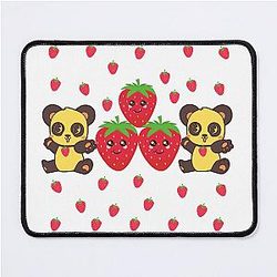 Kuromi Strawberry Panda Classic Art by LD Mouse Pad