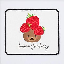 Kuromi Strawberry Bear Mouse Pad