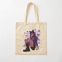 Sad Kuromi Cotton Tote