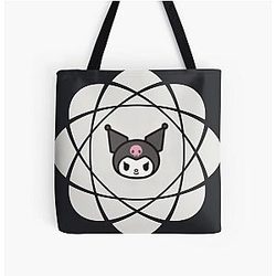 Kuromi Sanrio Spiral Print Tote Bag
