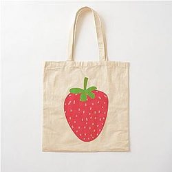 Kuromi Super Strawberry Classic Art by LD Cotton Tote Bag
