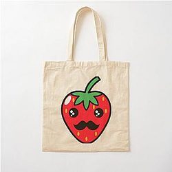 Kuromi Strawberry Cotton Tote Bag