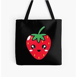 Kuromi Strawberry All Print Tote Bag