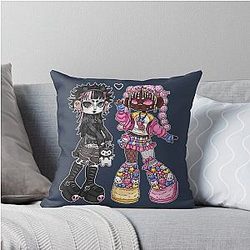 My Melody and Kuromi Throw Pillow 

(new version)
 
 My Melody Kuromi throw pillow