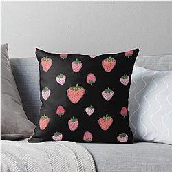 Kuromi Strawberry Throw Pillow