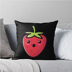 Kuromi Strawberry Throw Pillow