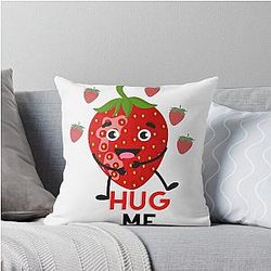 Kuromi Strawberry Throw Pillow