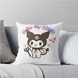 Cute Kuromi Love Throw Pillow
 Removed "weird characters" if any.
The title does not have any duplicate words in sequence, so the result remains the same.

Cute Kuromi Love Throw Pillow