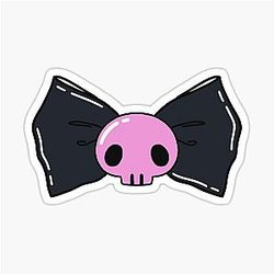 Kuromi Bow Sticker