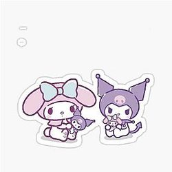 Kuromi and My Melody Sticker
