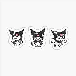 Emo Kuromi Sticker