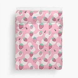 Kuromi Strawberry Ants Classic Sleeveless Duvet Cover