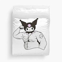 Kuromi Dad Bod Duvet Cover