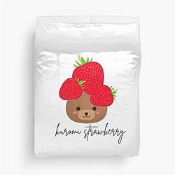 Kuromi Strawberry Bear Duvet Cover