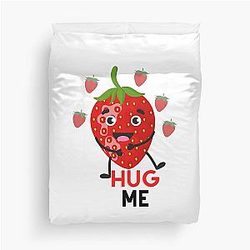 Kuromi Strawberry Duvet Cover