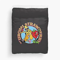 Kuromi Strawberry Duvet Cover