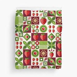 Kuromi Strawberry Duvet Cover