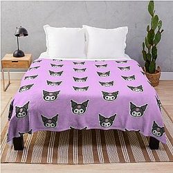 Kuromi Design Throw Blanket