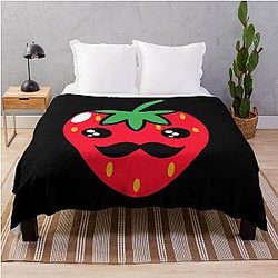 Kuroimi Strawberry Throw Blanket
