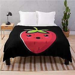 Kuromi Strawberry Throw Blanket