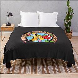Kuromi Strawberry Throw Blanket