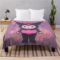 Woodland Kuromi Throw Blanket