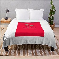 Kuromi Strawberry Cute Angry Kuromi Rilakkuma Strawberry Kuromi Strawberry Red Classic Throw Blanket