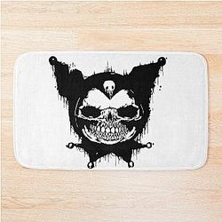 Kitty Creepy Kuromi Dark Skull Bath Mat