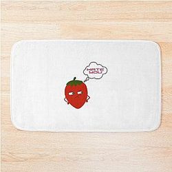 Angry Kuromi Strawberry Active Bath Mat