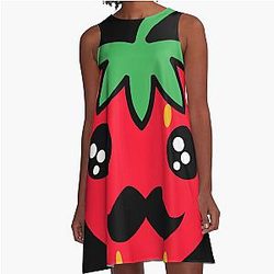 Kuromi Strawberry A-line Dress