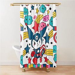 Captain Kuromi Shower Curtain 

Removed the space for removal of extra character