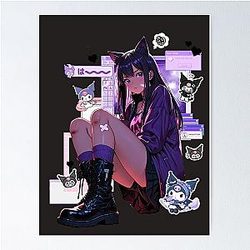 Sad Kuromi Poster
