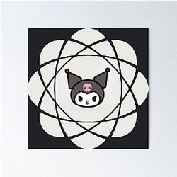 Kuromi Sanrio Spiral Print