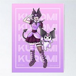 Kuromi Girl Poster